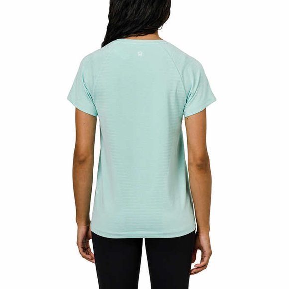 NWT Tuff Athletics Women's Seamless Lightweight Active Tee Size XL $40 2A002 - Picture 2 of 3